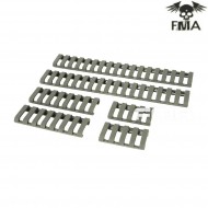 Set 6 Soft Rail Cover Foliage Green Fma (fma-tb1049-fg) Set 6 Soft Rail Cover Foliage Green Fma (fma-tb1049-fg)