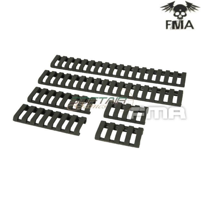Set 6 Soft Rail Cover grey Fma (fma-tb1049-gy)