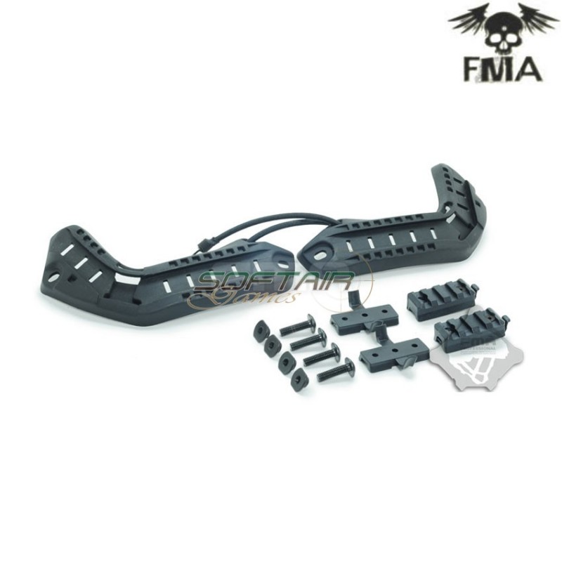 Set OPS FAST Helmet guide black fma (fma-tb290) Set OPS FAST Helmet guide black fma (fma-tb290)