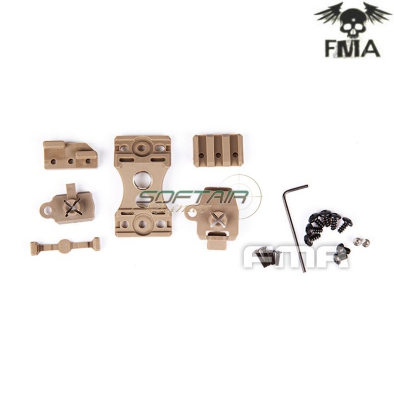UTK Helmet Accessory Mount dark earth fma (fma-tb1189-de)