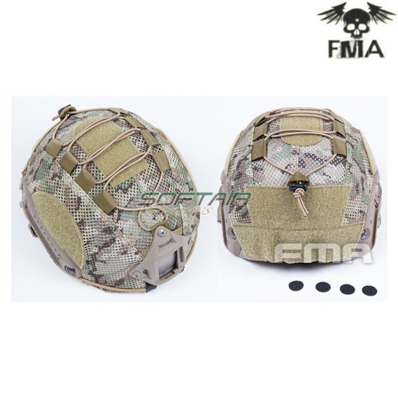 Ballistic/fast/high cut black helmet cover fma (fma-tb1310-bk)