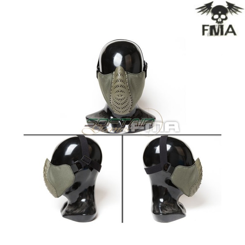 Half face mask foliage green fma (fma-tb1296-fg) Half face mask foliage green fma (fma-tb1296-fg)
