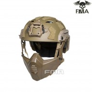 Half mask per elmetto fast dark earth fma (fma-tb1355-de)