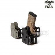 Kydex ar 5.56mm mag carrier black per cintura fma (fma-tb1279-bk)