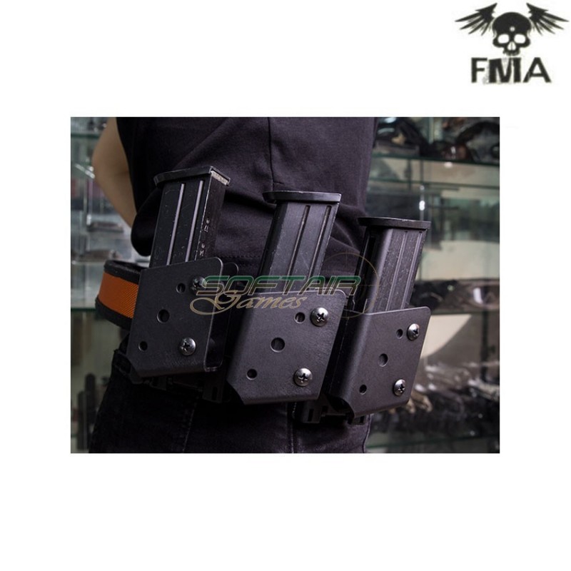 Ipsc open class competition triple pistol black fma (fma-tb1331-bk)