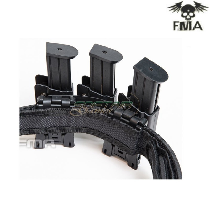 Ipsc open class competition triple pistol black fma (fma-tb1331-bk)