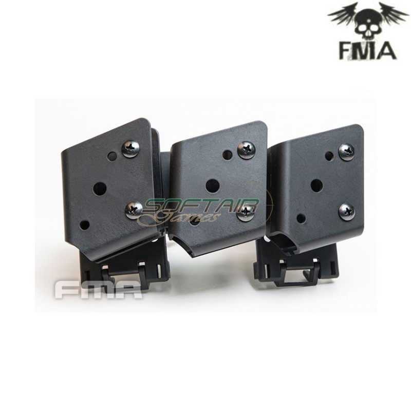 Ipsc open class competition tripla pistola black fma (fma-tb1331-bk)