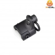 Hand stop black with sling ring QD metal® (me04008-bk)
