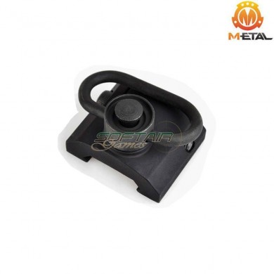 GS mount black con Anello cinghia QD metal® (me04010-bk)