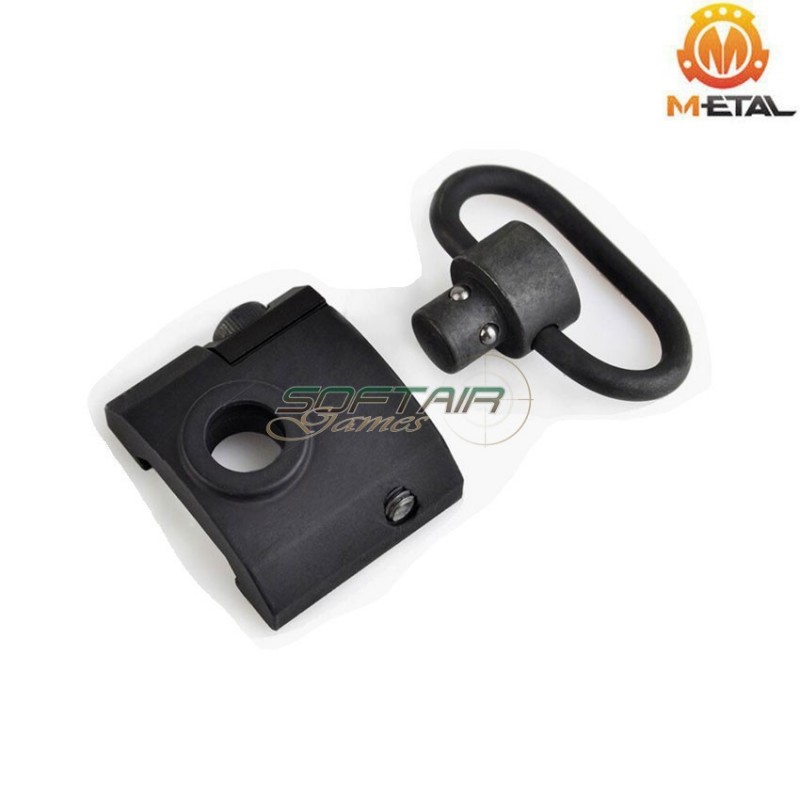 GS mount black with sling ring QD metal® (me04010-bk)