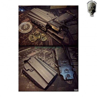 W&T fondina rigida in KYDEX per pistola 2011 jw3 black tmc (tmc-wt-jw3-bk)