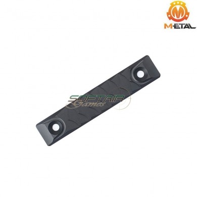 RS cnc rail cover type dr for LC & keymod short version black metal® (me08003-bk-dr)