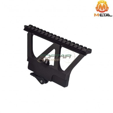 Cnc QD ak47/74 side rail ottica mount metal® (me09001-bk)