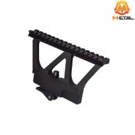 Cnc QD ak47/74 side rail ottica mount metal® (me09001-bk)