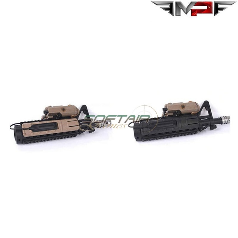 Battle grip rail cover black with pocket mp (mp02011-bk)