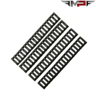 Ladder 18 slots rail covers set black mp (mp02058-bk)