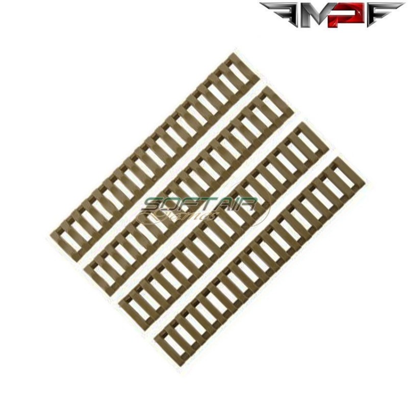 Ladder 18 slots rail covers set dark earth mp (mp02058-de)