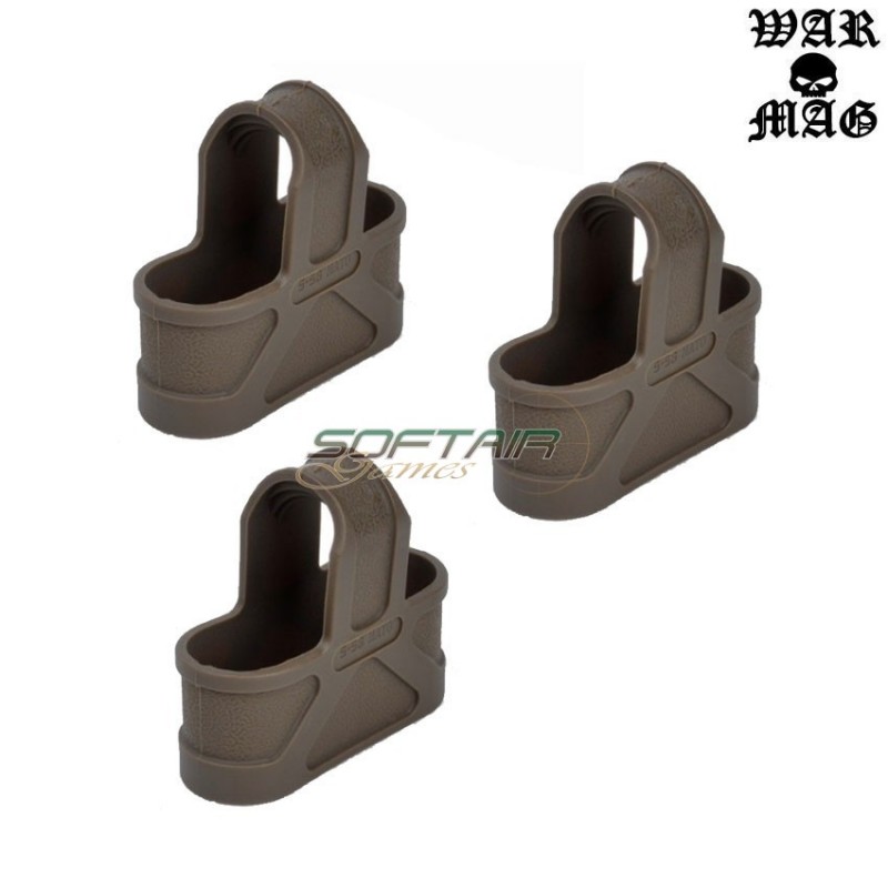 Set 3 Pezzi Estrattori Caricatori 5.56 M4/aug Dark Earth Warmag (wm-04001-de-3)