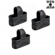 Set 3 Pieces Magazine Loop 7.62 Nato Black Warmag (wm-04010-bk-3)