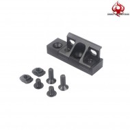 Slitta Mount black Keymod & Per Torcie M300/m600 Night Evolution (ne08043-bk)