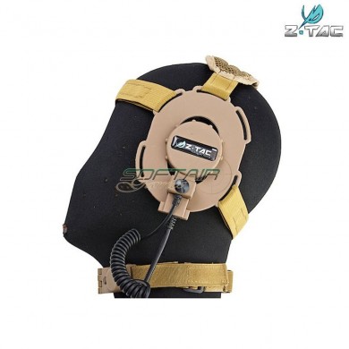 Cuffia Bowman Evo Iii dark earth with throat mic Z-tactical (z070-de)