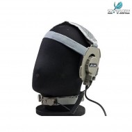 Cuffia Bowman Evo Iii foliage green with throat mic Z-tactical (z070-fg)