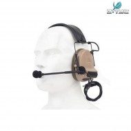 Cuffia/microfono Comtac Ii dark earth senza riduzione rumore Z-tactical (z151-de)