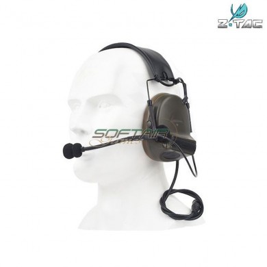 Headset/microphone Comtac Ii foliage green without noise reduction Z-tactical (z151-fg)