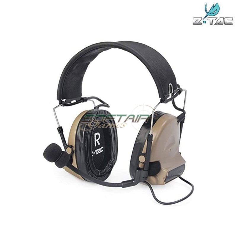 Headset/microphone 17 Version Comtac Ii dark earth Z-tactical (z044-de) Headset/microphone 17 Version Comtac Ii dark earth Z-tactical (z044-de)