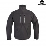Softshell windbreaker jacket black emerson (em6810b) Softshell windbreaker jacket black emerson (em6810b)