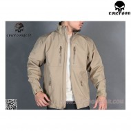 Softshell windbreaker jacket black emerson (em6810b)