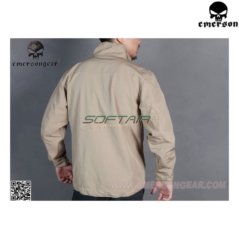 Softshell windbreaker jacket black emerson (em6810b)