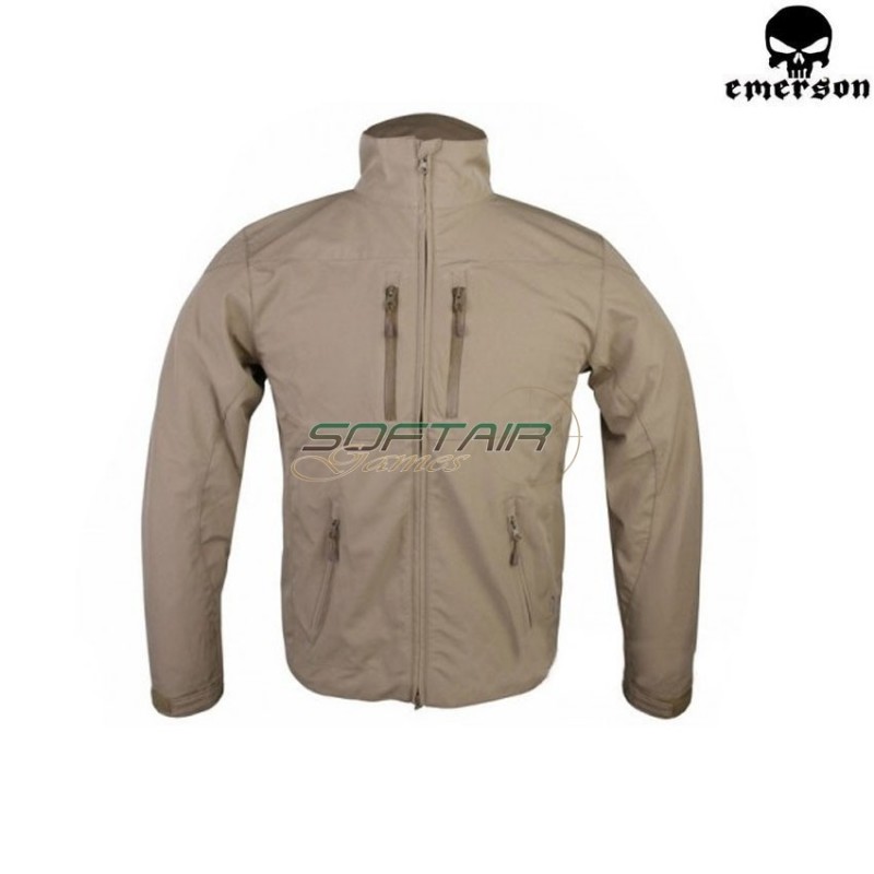 Softshell windbreaker jacket dark earth emerson (em6810d) Softshell windbreaker jacket dark earth emerson (em6810d)