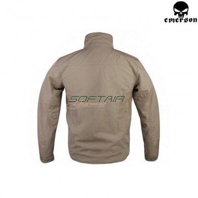 Softshell windbreaker jacket dark earth emerson (em6810d)