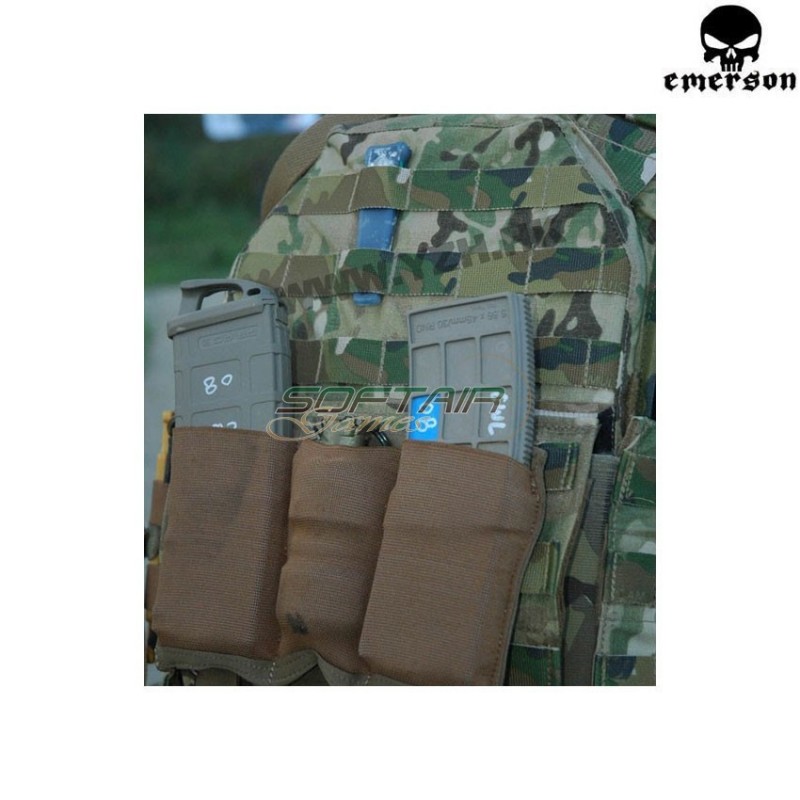 Triple Tactical Duty Gear Aor2 Emerson (em2388f)