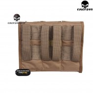 Tasca cp style flap tripla mag coyote brown emerson (em6365cb)