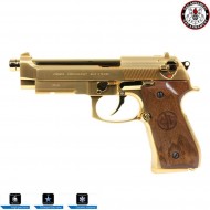 Pistola a gas scarrellante gpm92 gp2 limited edition GOLD g&g (gg-m92-gp2g) Pistola a gas scarrellante gpm92 gp2 limited edition GOLD g&g (gg-m92-gp2g)