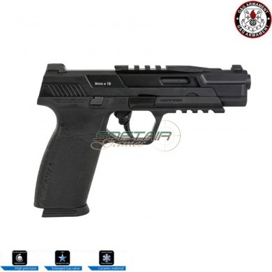 Piranha tr black blowback gas pistol g&g (gg-pir-tr)