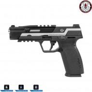 Pistola a gas scarrellante piranha tr silver g&g (gg-pir-trs)