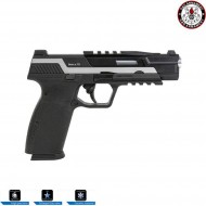 Pistola a gas scarrellante piranha tr silver g&g (gg-pir-trs)