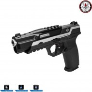 Pistola a gas scarrellante piranha tr silver g&g (gg-pir-trs)