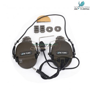 Headset Sordin style for helmet foliage green Official Version Z-tactical (z034-fg)