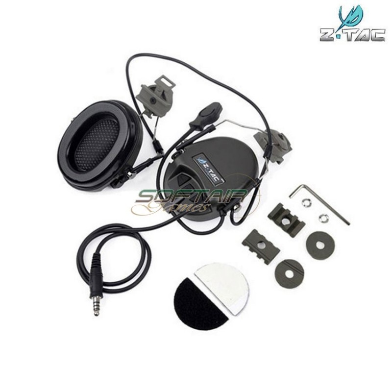 Headset Sordin style for helmet black Official Version Z-tactical (z034-bk)