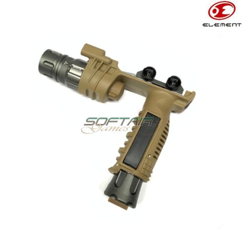 Impugnatura A Torcia M900a Led dark earth element (el-ex451-de-lo)