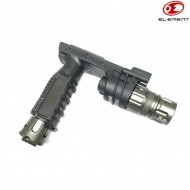 Vertical Foregrip Flashlight M900v Led Black element (el-ex451-bk-lo)