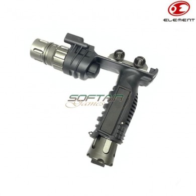 Vertical Foregrip Flashlight M900v Led Black element (el-ex451-bk-lo)