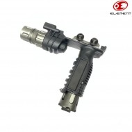 Vertical Foregrip Flashlight M900v Led Black element (el-ex451-bk-lo)
