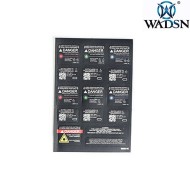 Peq 15 LA-5C UHP black Blue laser wadsn (wex557-bk)