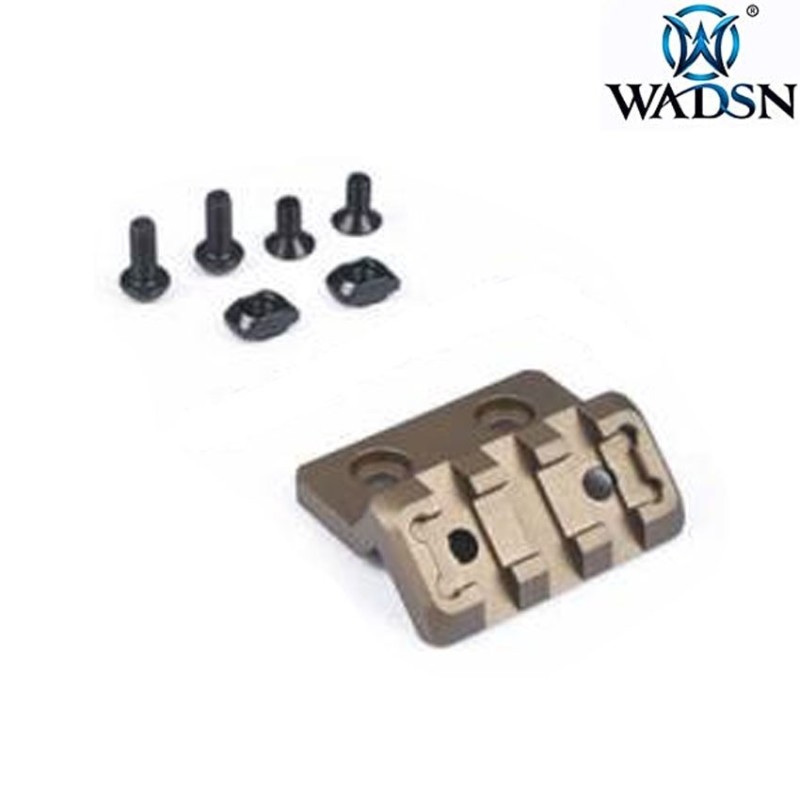Keymod & LC offset 20mm rail mount dark earth wadsn (wd02003-de)