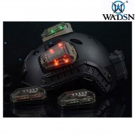 Hel-star 6 gen. iii helmet light dark earth base & red light wadsn (wd03001-de-red)